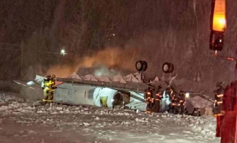 टेकऑफ-के-तुरंत-बाद-प्राइवेट-जेट-क्रैश,-एयरपोर्ट-पर-मची-अफरा-तफरी,-8-लोग-थे-सवार