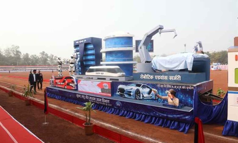 एमएसएमई-की-स्टार्टअप-आइडिया-टू-स्केल-थीम-पर-आधारित-झांकी-बनी-आकर्षण-का-केंद्र