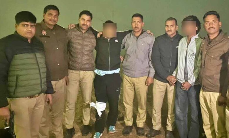 आगरा-में-फिर-पुलिस-एनकाउंटर,-राज-चौहान-हत्याकांड-के-तीन-आरोपी-गिरफ्तार