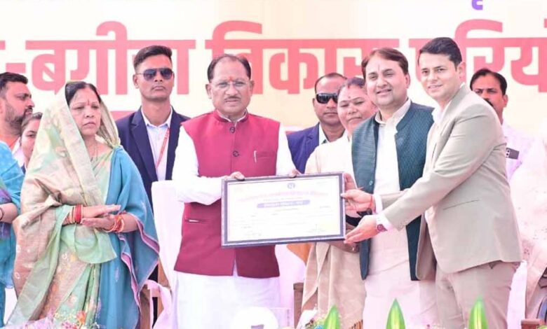 मुख्यमंत्री  विष्णुदेव साय ने सरना एथनिक रिसॉर्ट जशपुर को प्रदान किया ग्रीन लीफ अवॉर्ड