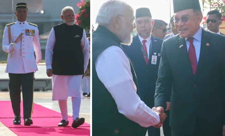 प्रधानमंत्री-मोदी-मलेशिया-में-भारतीय-नेताओं-से-मिले,-उपलब्धियों-की-तारीफ-की