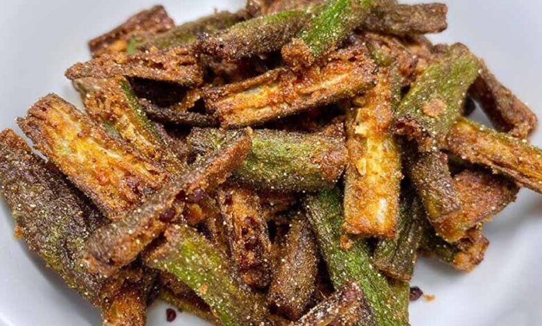 कुरकुरी-मसाला-भिंडी-–-स्वाद-से-भरपूर-परफेक्ट-लंच-रेसिपी