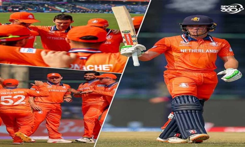 टी20-विश्व-कप:-बास-डे-लीडे-के-ऑलराउंड-प्रदर्शन-से-नीदरलैंड-ने-नामीबिया-को-7-विकेट-से-हराया