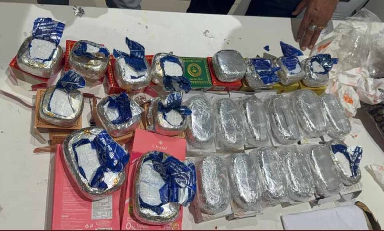 एयरपोर्ट-ड्रग्स-शॉक:-साबुन-के-बॉक्स-से-मिली-6.8-करोड़-की-हेरोइन,-यात्री-गिरफ्तार