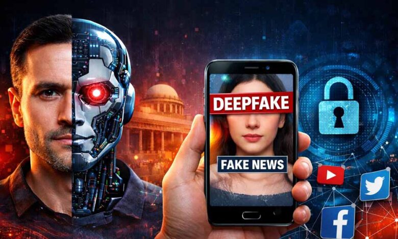 भारत-सरकार-की-नई-डिजिटल-गाइडलाइंस:-deepfake-और-फर्जी-ai-कंटेंट-पर-लगेगी-कड़ी-लगाम