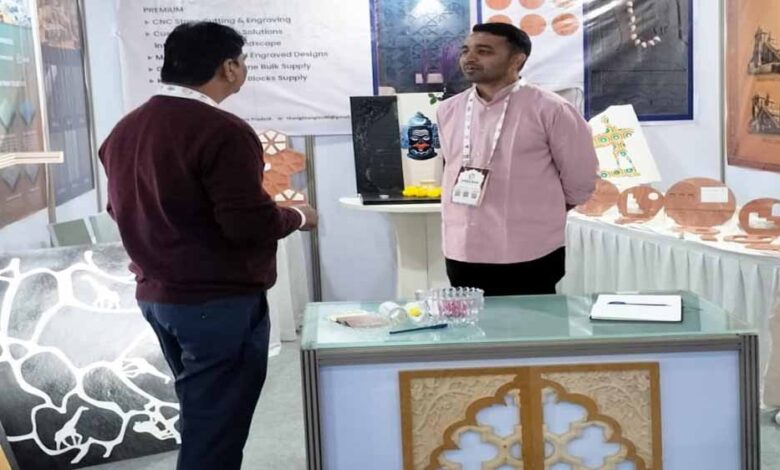 मध्यप्रदेश-की-9-स्टोन-आधारित-एमएसएमई-इकाइयों-ने-जयपुर-में-इंडिया-स्टोन-मार्ट-में-की-सहभागिता