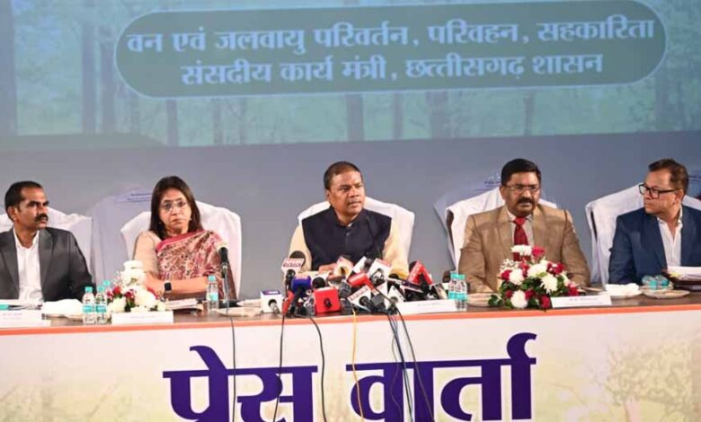 वन-मंत्री-केदार-कश्यप-की-पत्रकार-वार्ता-:-दिनांक-12-फरवरी-2026-वन-मंत्री-केदार-कश्यप