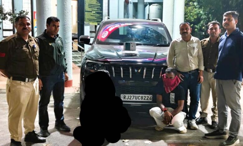 कैब-ड्राइवर-से-मोबाइल-लूटने-वाले-स्कॉर्पियो-सवार-आरोपी-गिरफ्तार,लूट-के-मोबाइल-फोन-और-वारदात-में-प्रयुक्त-स्कॉर्पियो-बरामद
