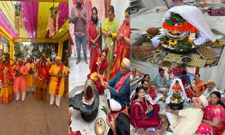 नर्मेदश्वर-महादेव-का-नया-मंदिर-बना,धूम-धाम-से-समारोह-हुआ