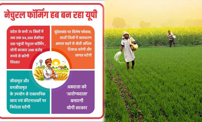 प्रदेश-के-सभी-75-जिलों-में-अब-तक-94,300-हेक्टेयर-तक-पहुंची-नेचुरल-फॉर्मिंग,-योगी-सरकार-298-करोड़-रुपये-से-करेगी-विस्तार