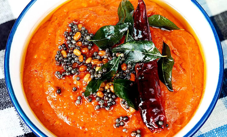 घर-पर-बनाएं-स्वादिष्ट-टमाटर-की-चटनी,-जानें-आसान-और-झटपट-रेसिपी