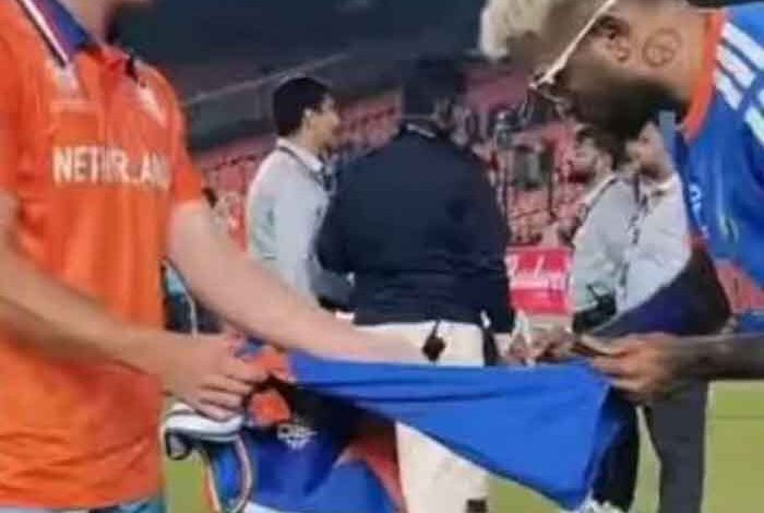 हार्दिक-पांड्या-का-दिल-जीतने-वाला-अंदाज,-साइन-की-हुई-जर्सी-पाकर-भावुक-हुआ-नीदरलैंड-खिलाड़ी