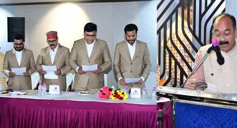 उप-मुख्यमंत्री-अरुण-साव-ने-दिलाई-शपथ,-नई-ऊर्जा-के-साथ-आगे-बढ़ेगा-प्रेस-क्लब-बिलासपुर