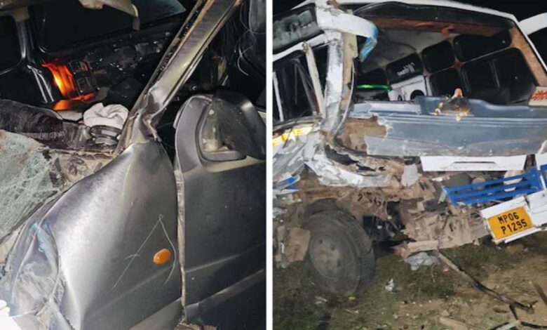 भिंड-में-दर्दनाक-हादसा:-बस-और-वन-वाहन-की-भीषण-टक्कर-में-5-की-मौत,-7-घायल