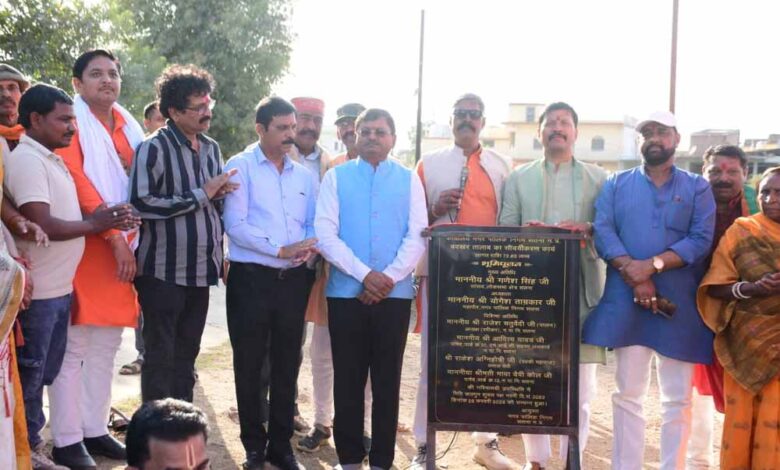 वार्ड 12 बदखर में 72.84 लाख की लागत से तालाब सौंदर्यीकरण कार्य का भूमि पूजन