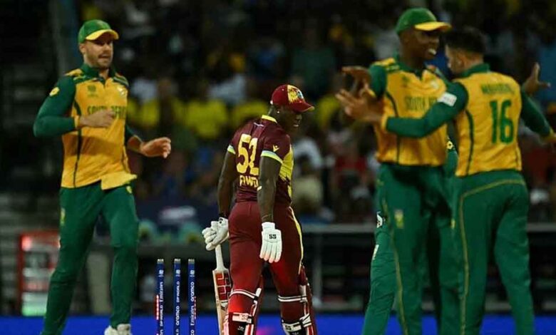 टॉस जीतकर दक्षिण अफ्रीका का फैसला, वेस्टइंडीज करेगी पहले बल्लेबाजी