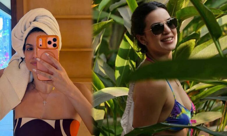 Natasa Stankovic बिकिनी में ग्लैमरस अंदाज में छाईं, समुद्र किनारे किया चिलिंग