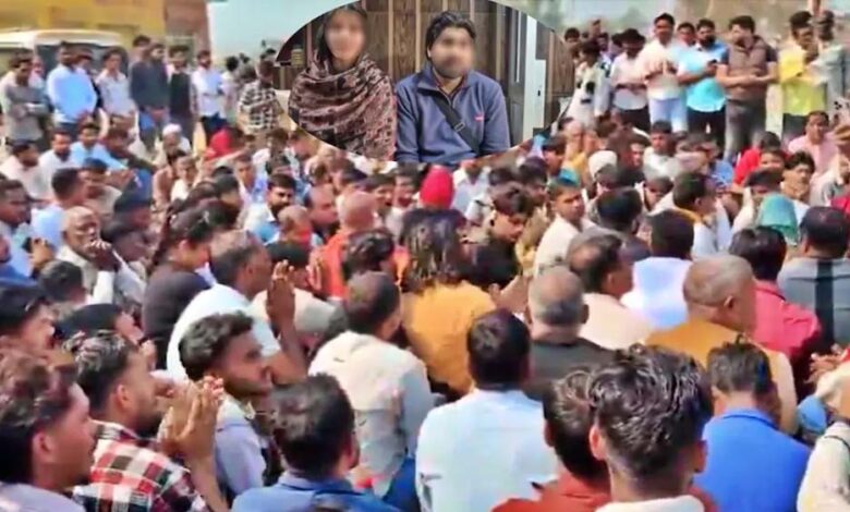 सहारनपुर में कशिश-आजम फरारी पर हंगामा, हिंदूवादी संगठनों ने सड़क जाम कर हनुमान चालीसा पढ़ी